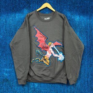 Black Sabbath Paranoid Rock Oversized Crewneck Sweater Size Large